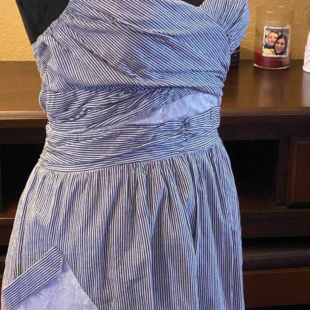 Jonathan Martin Stripped Strappy Dress - Size 16 - Picture 3 of 3